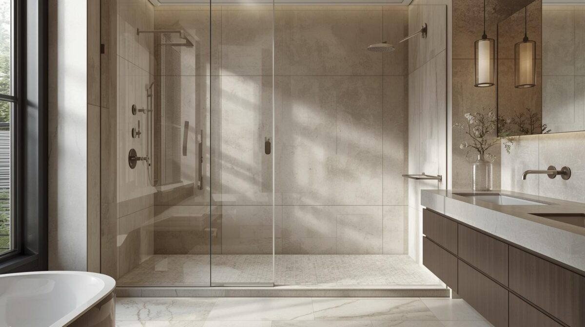 Curbless Shower