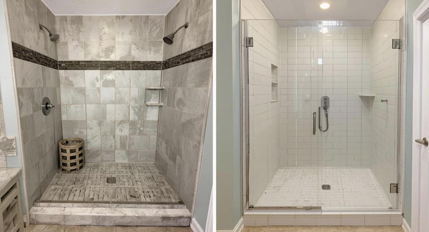 walk-in shower conversion