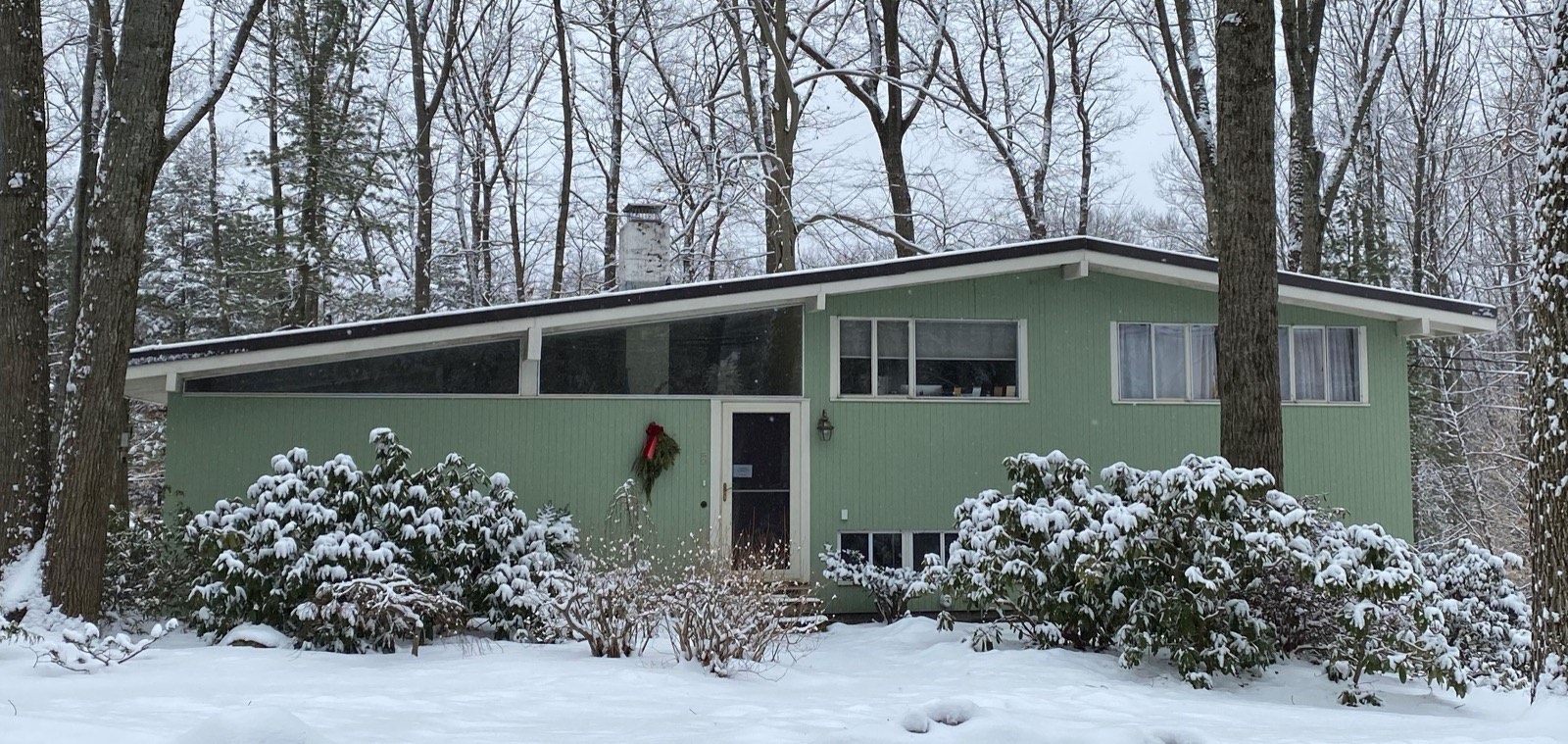 A Peacock Farm mid-century modern house in Lexington, the kind of building that makes Lexington bathroom remodeling a precision job
